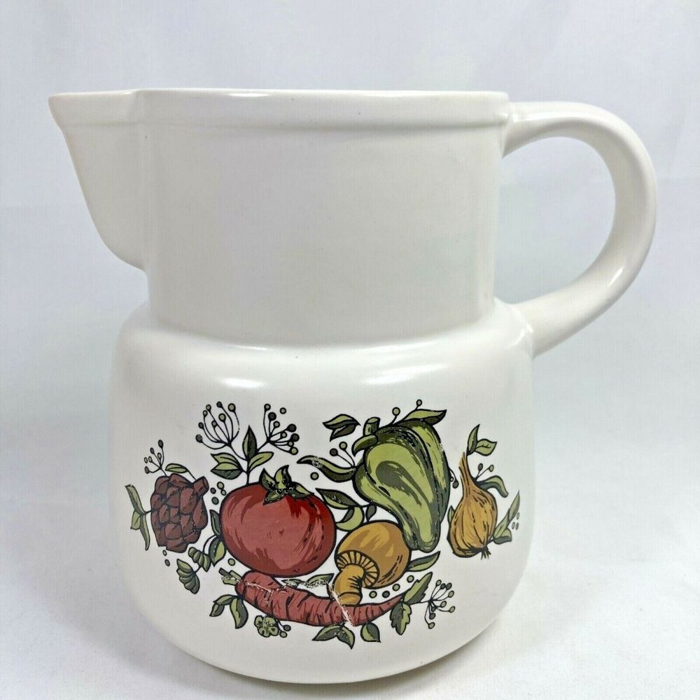 Vintage McCoy USA Spice of Life Pitcher